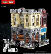Super 18K K126 - Apocalypse Bank Gebouw - 2453 onderdelen - Lego Compatibel - Bouwdoos