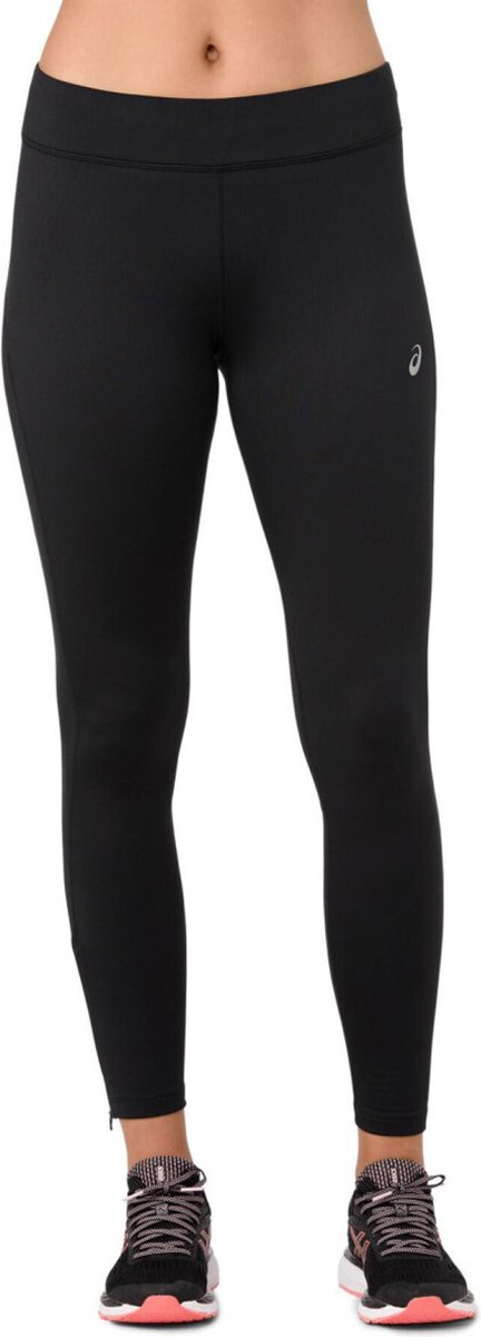 Long Sports Trousers Asics Core Winter Tight Lady Zwart