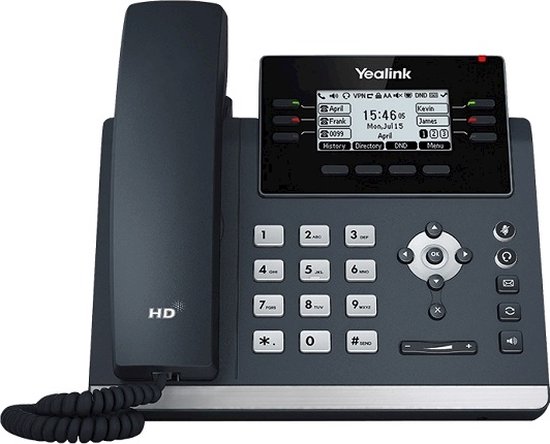 Foto: Yealink sip t42u voip telefoon opvolger t41s t42s 