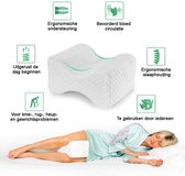 Open kniekussen / beenkussen voor in bed - zijslaapkussen - lichaamskussen - beter slapen - zijslaper - orthopedisch