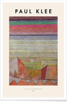 JUNIQE - Poster Klee - View into the Fertile Country -13x18 /Kleurrijk