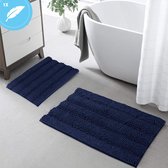 Badmat | Douchemat | Badmatten | Badkamer Accessoires | Badmat Antislip | Badkamer Mat | WC Mat | Douche Mat | Donkerblauw