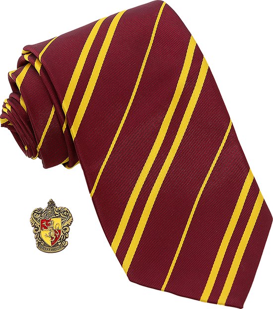 FUNIDELIA Harry Potter Cravate Gryffondor avec épingle adulte | bol.com