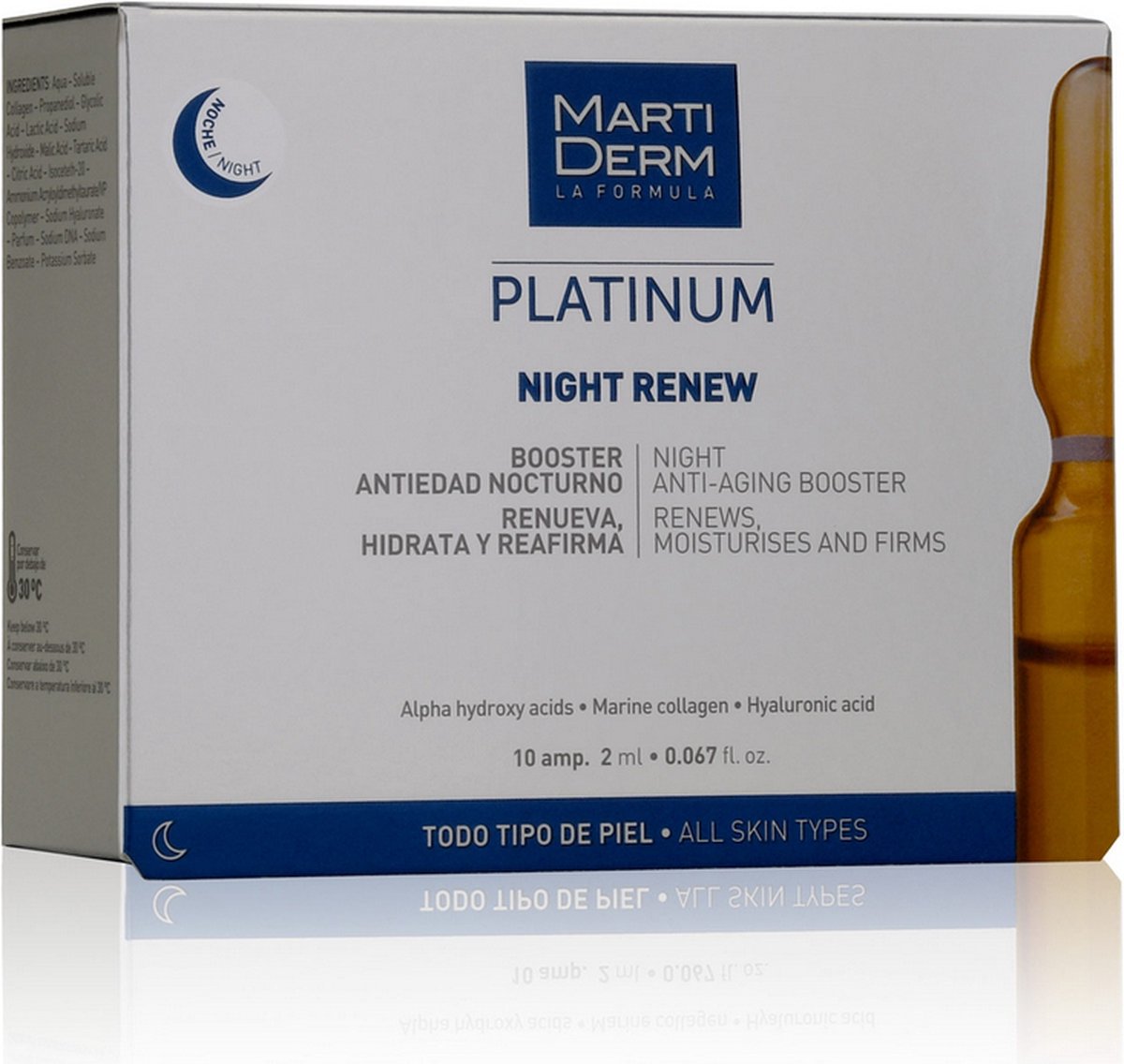 Goedkoopste Ampullen Martiderm Platinum Night Renew