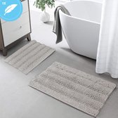 Badmat | Douchemat | Badmatten | Badkamer Accessoires | Badmat Antislip | Badkamer Mat | WC Mat | Douche Mat | Lichtgrijs