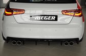 RIEGER - PERFORMANCE DIFFUSER / VALANCE S3 LOOK - AUDI A3 PREFACELIFT HATCH / SPORTBACK - GLOSS BLACK NON S LINE