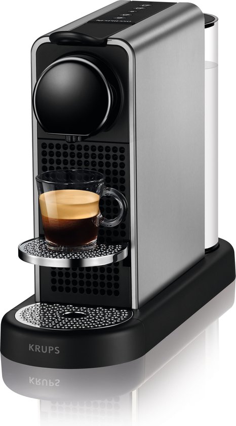 Krups Nespresso Citiz Platinum XN610T - Koffiecupmachine - Titan