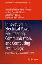 Omslag Innovation in Electrical Power Engineering, Communication, and Computing Technology