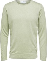 SELECTED HOMME BLACK SLHROME LS KNIT CREW NECK B NOOS  Trui - Maat M