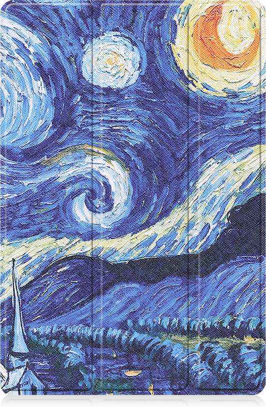 Étui Samsung Galaxy Tab A8 avec motif Ciel étoilé.