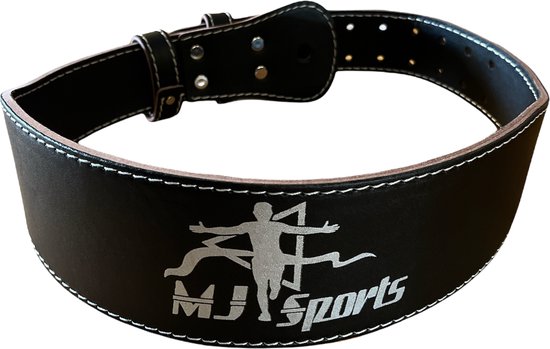 Ceinture de levage en cuir MJ Sports Premium taille M/L (taille