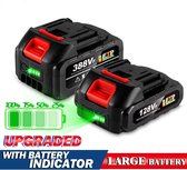 oplaadbare batterij - 128VF - 18V lithiumbatterij - voor Makita 18V B-serie batterij - met batterij-indicator