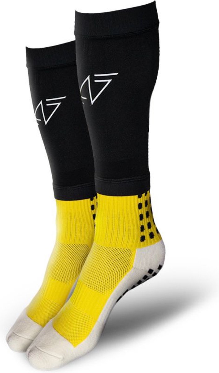 AG COMFORT Compressie - Gripsock - Voetbal - Anti-slip sokken - Color -Yellow