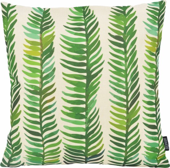 Housse de coussin algues aquarelle | Katoen/ Lin | 45 x 45 cm