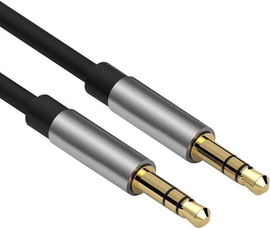 Jack Kabel - 3.5 mm naar 3.5 mm - Male to Male - Universeel - Zwart - 5 meter - Allteq