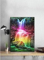 Diamond Painting Volwassenen - Diamond Painting Kinderen - Waterval - 30x40cm