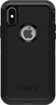 Apple iPhone X/10 Hoesje - Otterbox - Defender Serie - Hard Kunststof Backcover - Zwart - Hoesje Geschikt Voor Apple iPhone X/10
