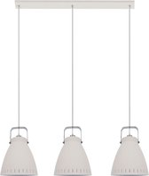 Expo Acade hanglamp - drielichts - 135 cm breed - in hoote verstelbaar - wit