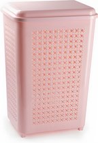 HandyGadgets - Wasmand - Lichtroze - Gerycled - 50 Liter - Plastic - Luxe