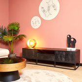 Denver Black - Tv meubel - Mangohout - 180cm