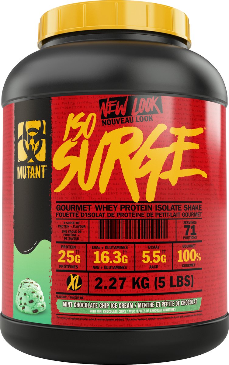 Goedkoopste Mutant Iso Surge (5lbs) Mint Chocolate Chip