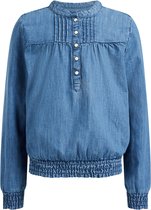 WE Fashion Meisjes denim blouse