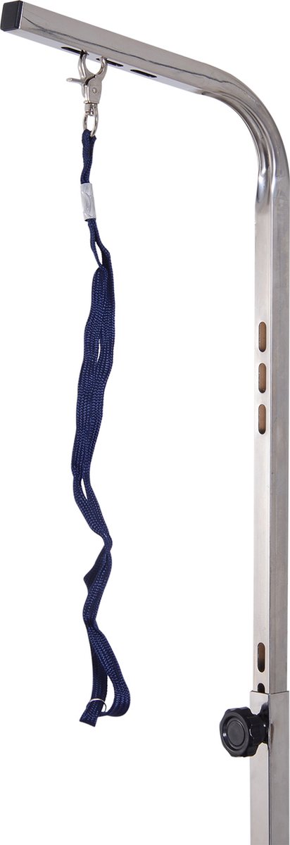 PawHut Trimtafel, Inklapbare Scheertafel Voor Honden, In Hoogte Verstelbaar Met Ondermand Voor Honden Inklapbaar Blauw~0v4omg91hbg01