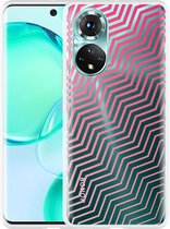 Honor 50 Hoesje Wavy Pink - Designed by Cazy