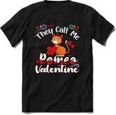 They Call Me Romeo - Valentijn T-Shirt | Grappig Valentijnsdag Cadeautje voor Hem en Haar | Dames - Heren - Unisex | Kleding Cadeau | - Zwart - L