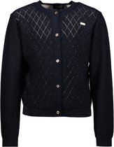 Le Chic Meisjes Olena Cardigan Blue Navy