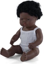 Miniland Babypop Afrikaanse Jongen 38 cm