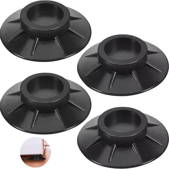 Trillingsdempers voor wasmachines en drogers, 4 stuks, 8,5-12 cm