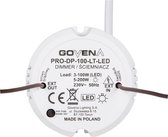 Govena Lighting PRO-DP-100-LT-LED Universele dimmer Geschikt voor lampen: LED-lamp, Halogeenlamp, Gloeilamp, Spaarlamp, TL-buis