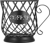 Papillon - Koffie Capsulehouder - 50 koffiecups - Zwart metaal - Koffiecuphouder
