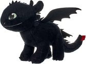 Hoe tem je een draak / How to train your dragon Toothless Draken Pluche XXL Knuffel 60 cm | Black Dragon and Friends | Toothless, Night Fury, Dino Dinosaurus | Draak Plush | Speelg