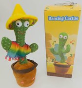 Dansende cactus -cactus speelgoed-pluche-pratende cactus mexico oplaadbaar