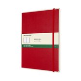 Moleskine-Papertablet-P+-X-Large-Blanco-Scarlet-Rood-Harde Kaft-(19x25cm)