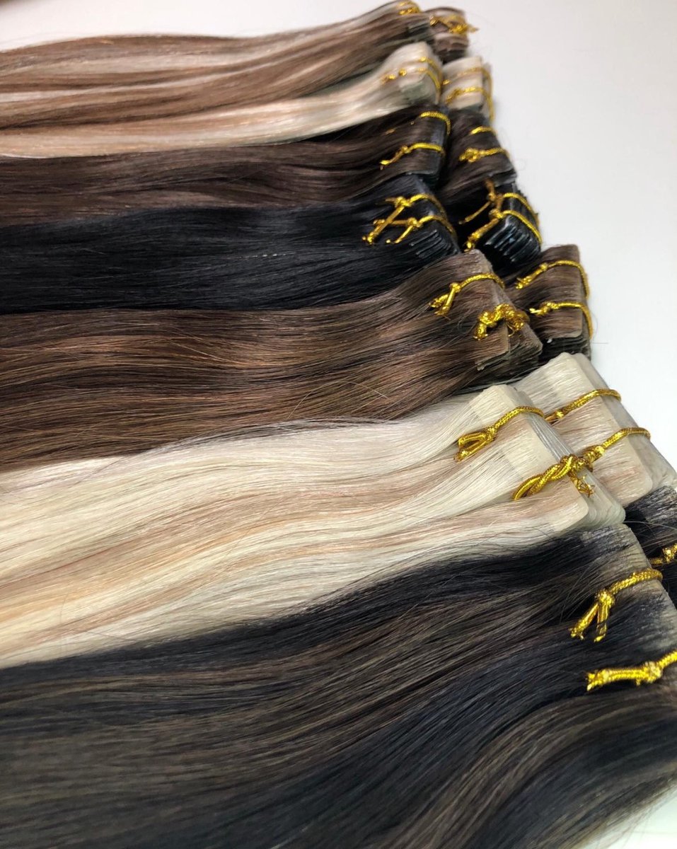 LUXEXTEND Invisible Tape Hair Extensions #M16/60A | 10 Stuks | 25 gram