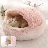 Kattenplunch - Kattenmand - pink -50x50cm