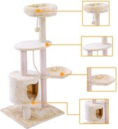 Luxe Kattenboom - Kattenkrabpaal - Kattenkrabtoren met Mand