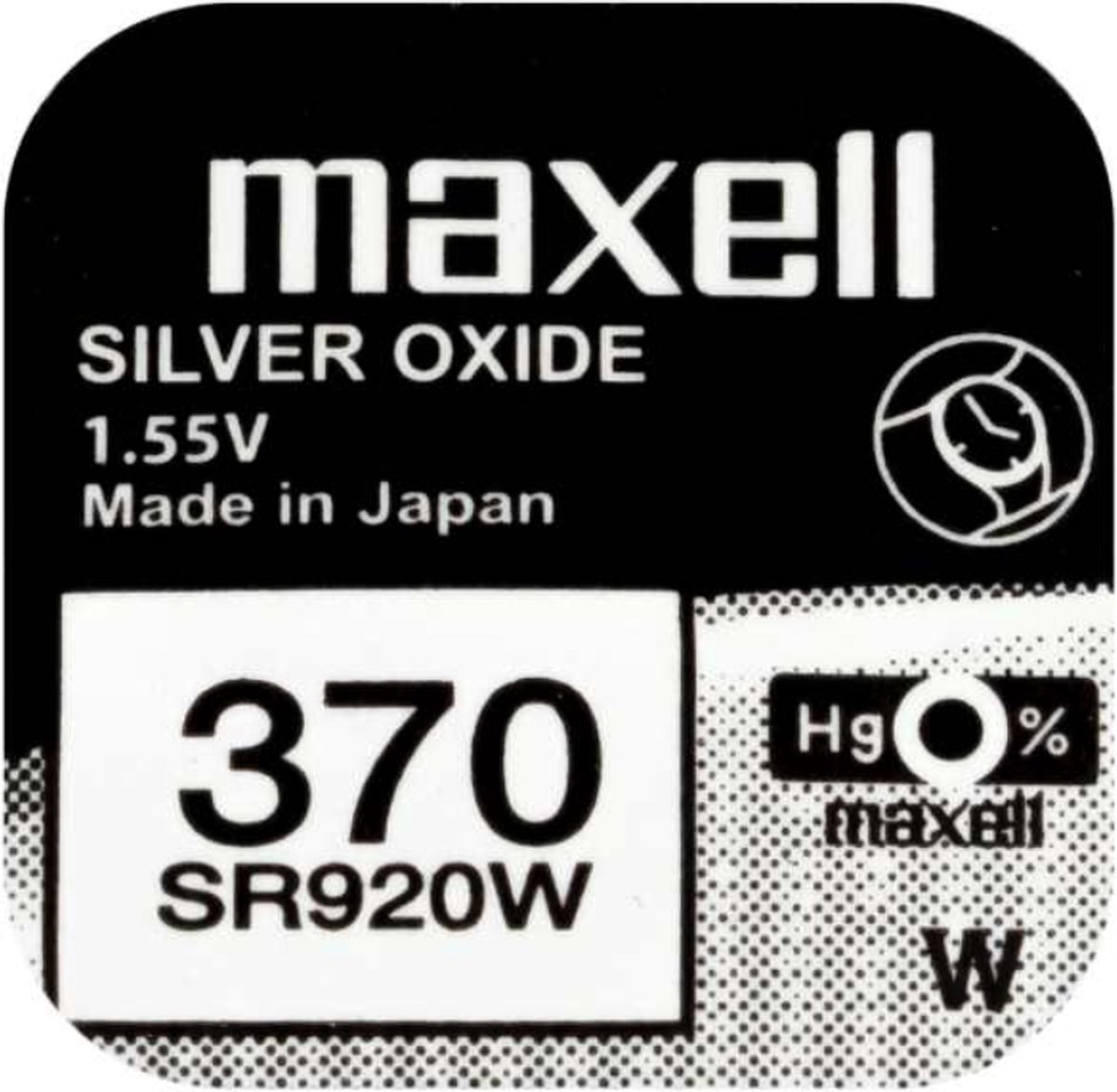 Pile pour montre 371 V371 SR920SW SR69 Maxell Made in Japan livraison  gratuite