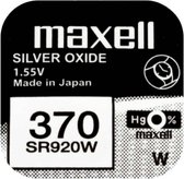 MAXELL 370 - SR920W - Zilveroxide Knoopcel - horlogebatterij - 2 (twee) stuks