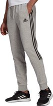 adidas Fleece Tapered Cuff 3-Stripes Joggingbroek  Sportbroek Mannen - Maat L