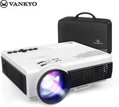 Vankyo® LCD Mini Beamer met WiFi | Met Bluetooth | Native Full HD | 10.000:1 Contrastratio | 6500 Lumen | Projector - Mini Beamer - Draagbare Pocket Beamer - Afstandsbediening - Draagtas