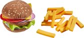 HABA Burger with French Fries