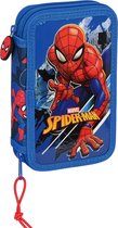 SpiderMan Gevuld Etui Great Power - 28 stuks - 19,5 x 12,5 x 4 cm- Polyester