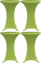 vidaXL Tafelhoes stretch 4 st 70 cm groen