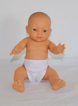 The Doll Factory Babypoppen Aziatisch Jongetje 38 cm
