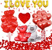 Valentijn decoratie- Valentijnsdag set - Ballonnen -  Decoratie - XXL -