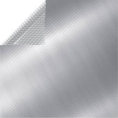 vidaXL Zwembadfolie solar drijvend rechthoekig 6x4 m PE zilverkleurig